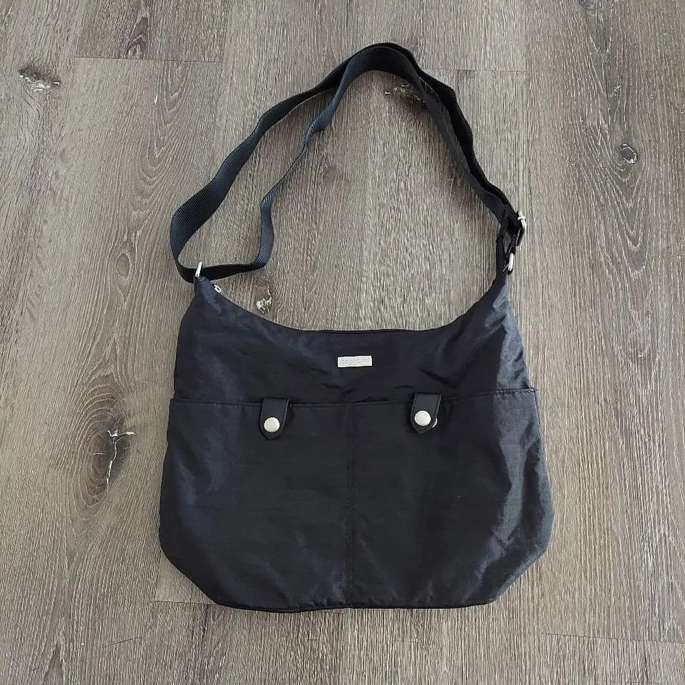 Baggallini Black Hobo Crossbody Bag